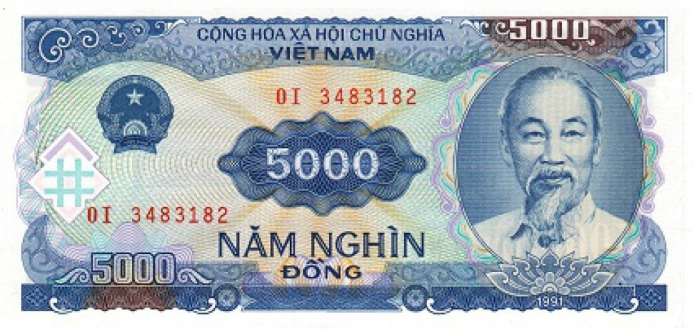 Vietnam 5000 VND 1991 UNC (P108)