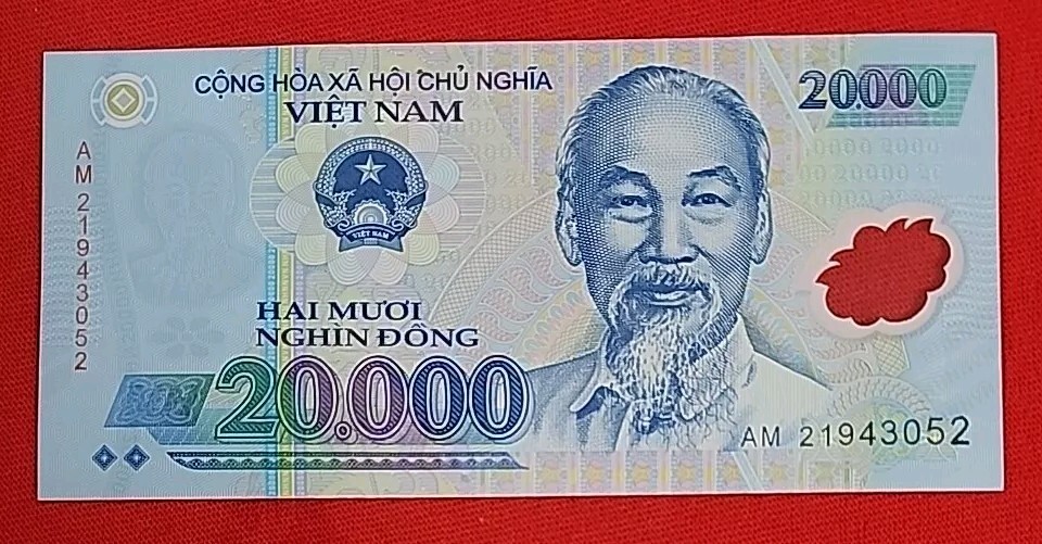 VIETNAM Polymer Plastic Banknote 20000 Dong UNC ISSUED 2021