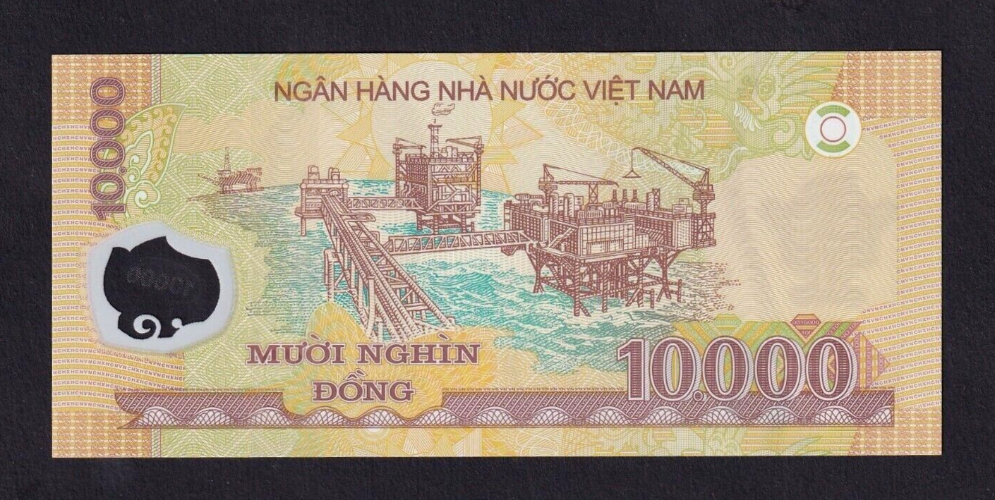 Viet nam 10,000 dong P-119 2011 Polymer plastic UNC