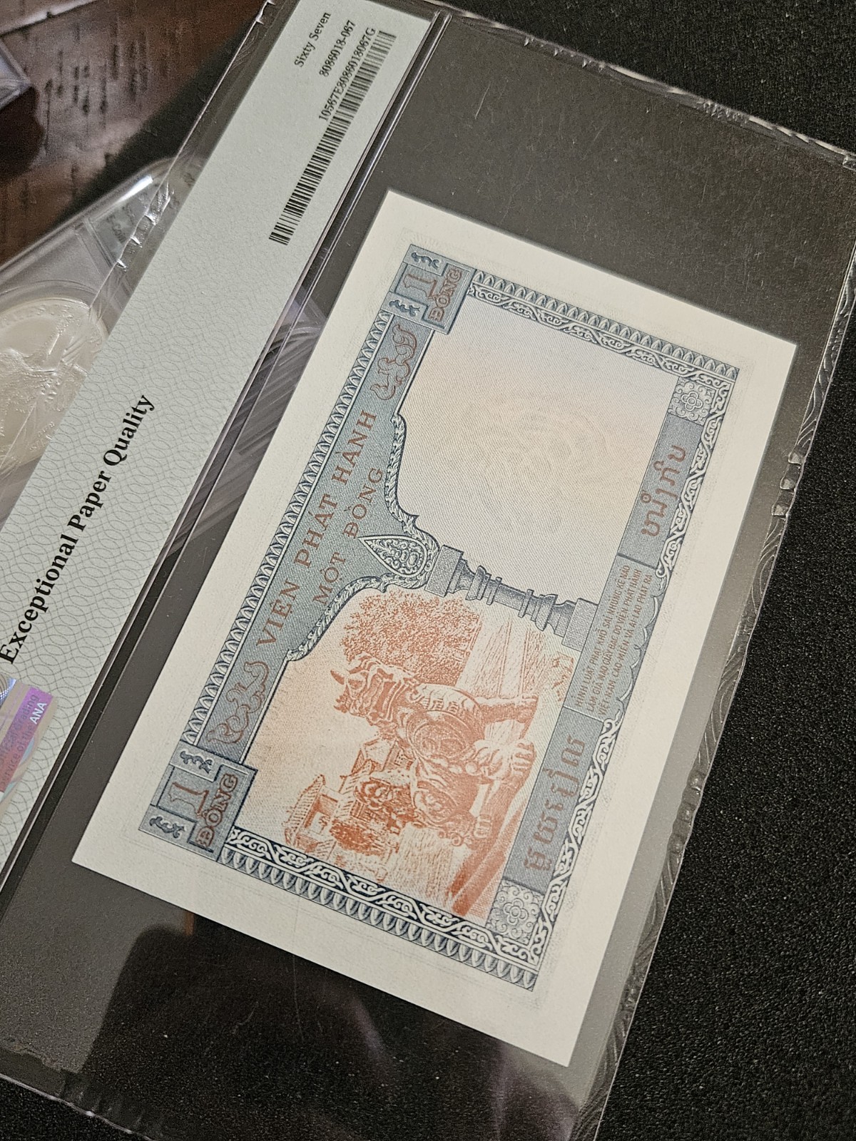 1954 French Indo-China Viet Nam 1 Piastres Gem UNC-PMG67EPQ