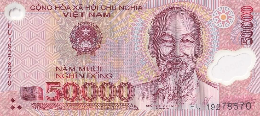 Viet Nam Vietnam 50000 Dong 2019 P 121 Polymer UNC