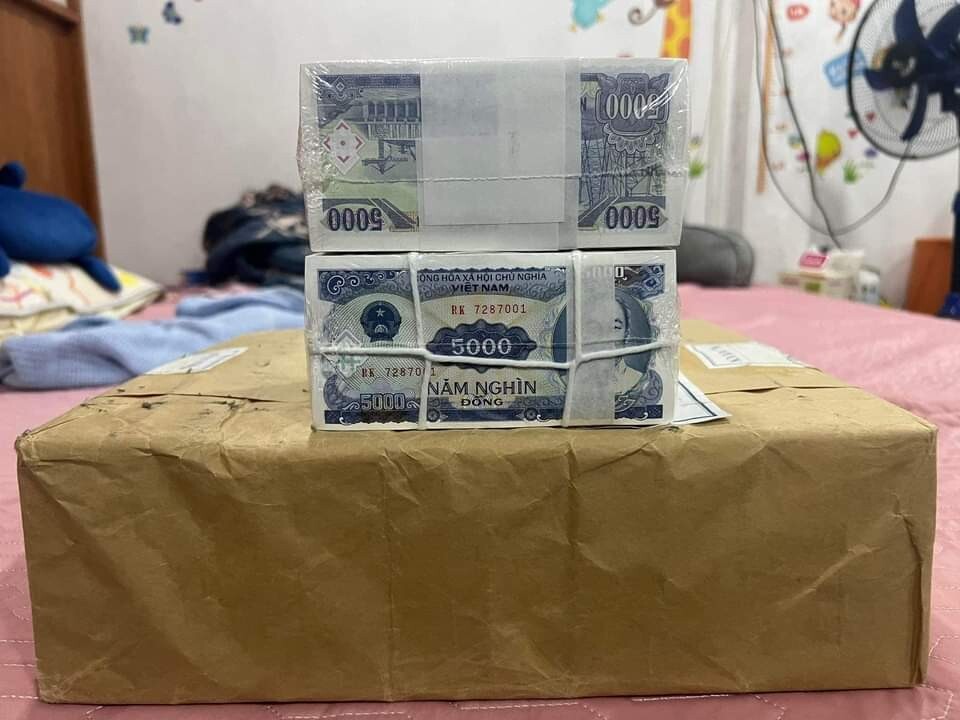 100 Pcs Vietnam Banknotes 5000 VND 5,000 Dong 1991 UNC P-108 Vietnamese Money