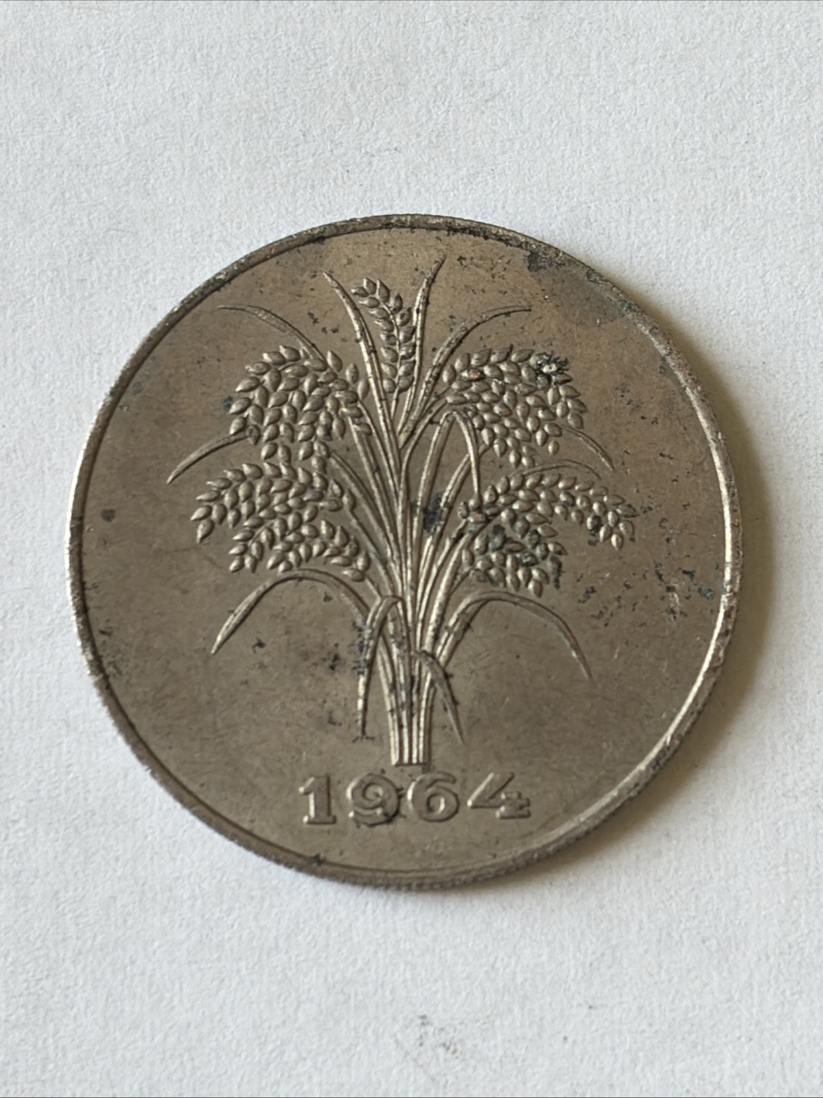 1964 Vietnam Coin-10 Dong-Circulated