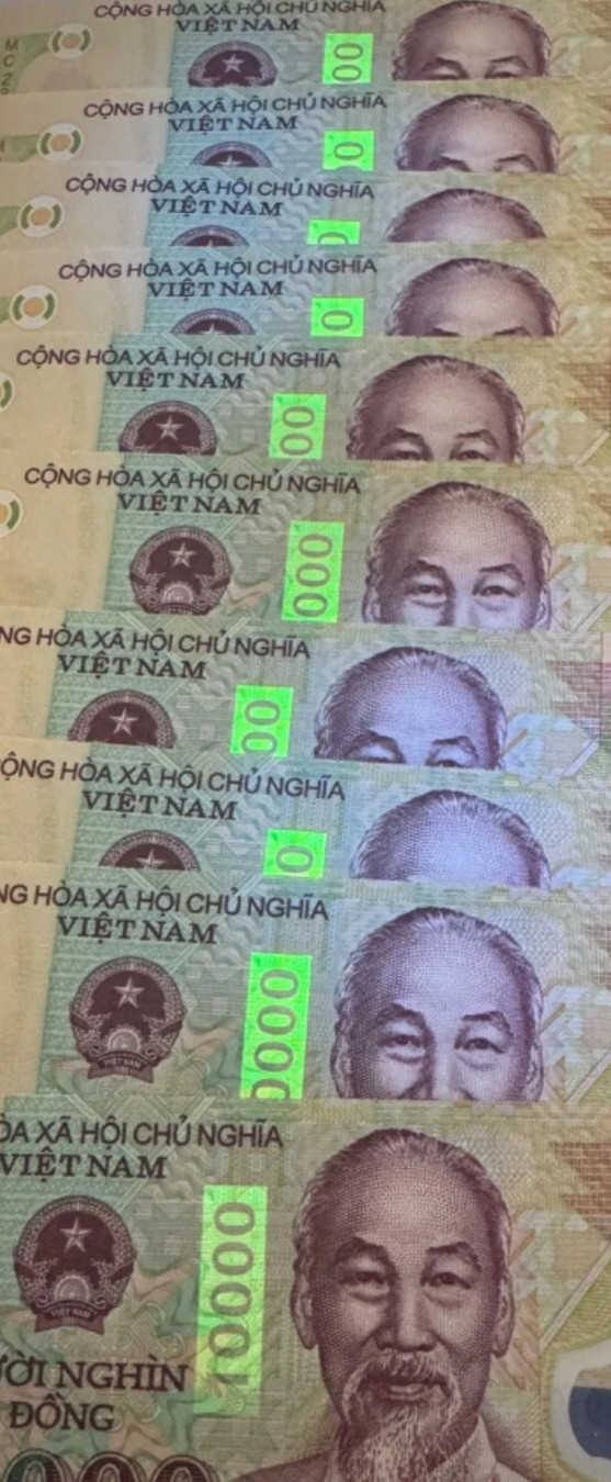 1 MILLION VIET NAM DONG ( 100 x 10,000 VND ) 1,000,000 REAL VIETNAMESE CURRENCY