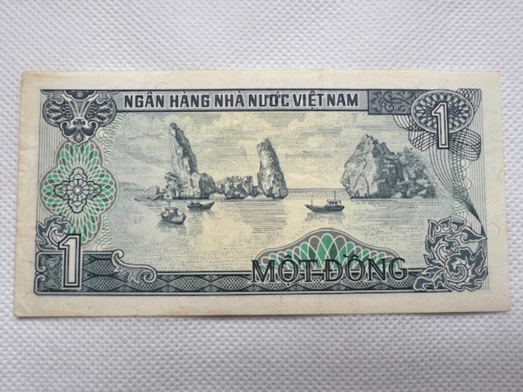 Vietnam Banknote 1 Dong Banknote 1985 AU P 90