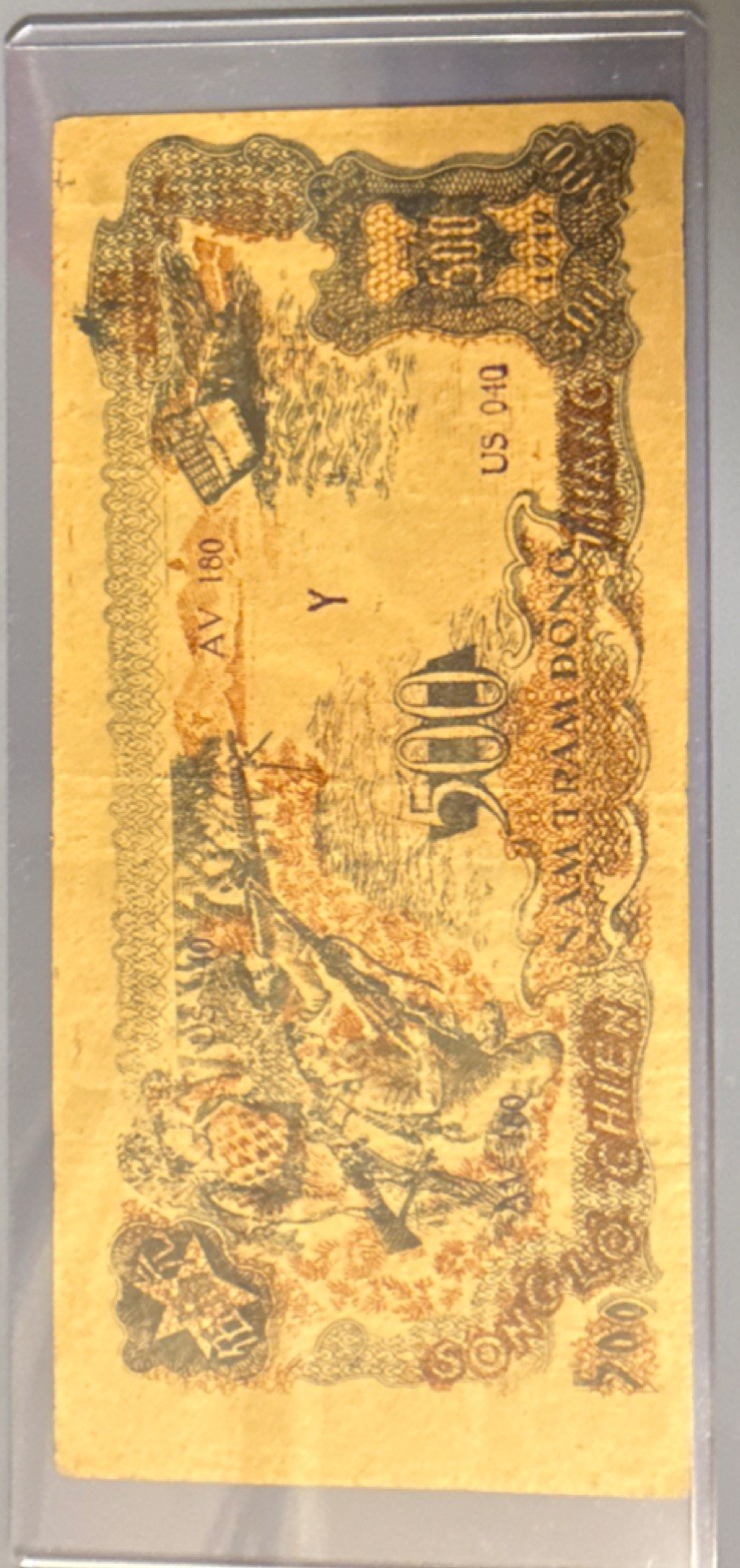 Viet Nam 500 đồng Banknote Paper Money Circulated Uncertified Ungraded (1949)