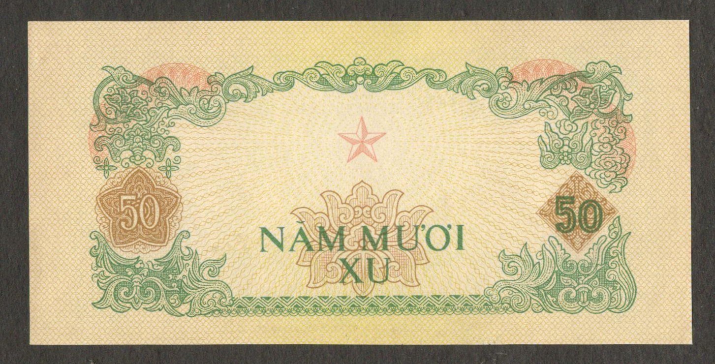 Vietnam South Liberation 50 Xu Vietnam War P-R3 1963 1968 UNC