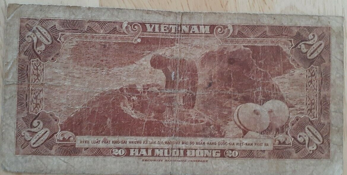 Vietnam Era 20 Dong (Hai Muoi Dong) banknote