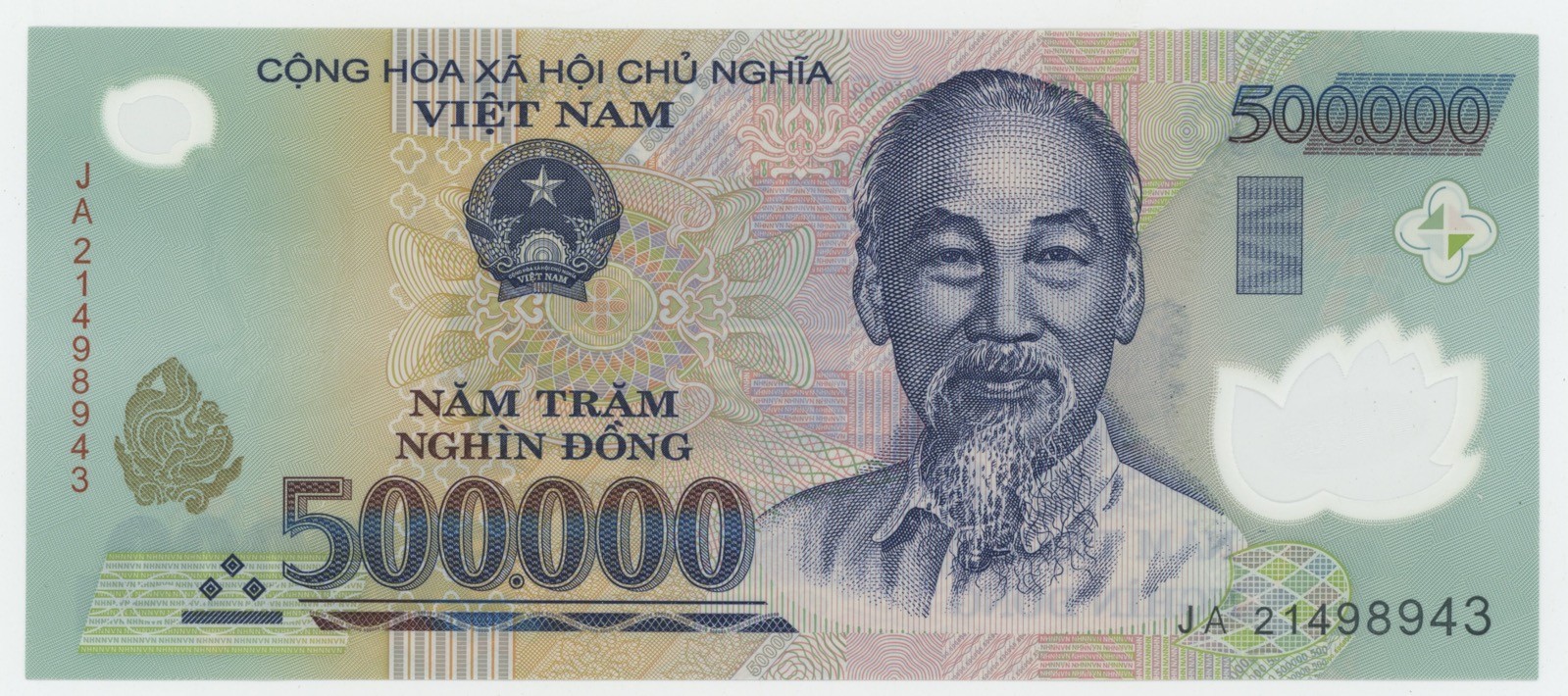 Viet Nam Vietnam 500000 Dong ND 20(21) Pick 124 UNC Uncirculated Banknote