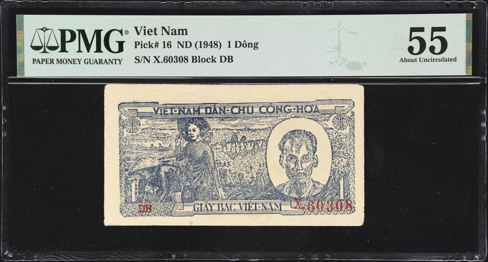 VIETNAM. Lot of (4). Viet-Nam Dan-Chu Cong-Hna. 1, 5 & 20 Dong, ND (1946-48) PMG