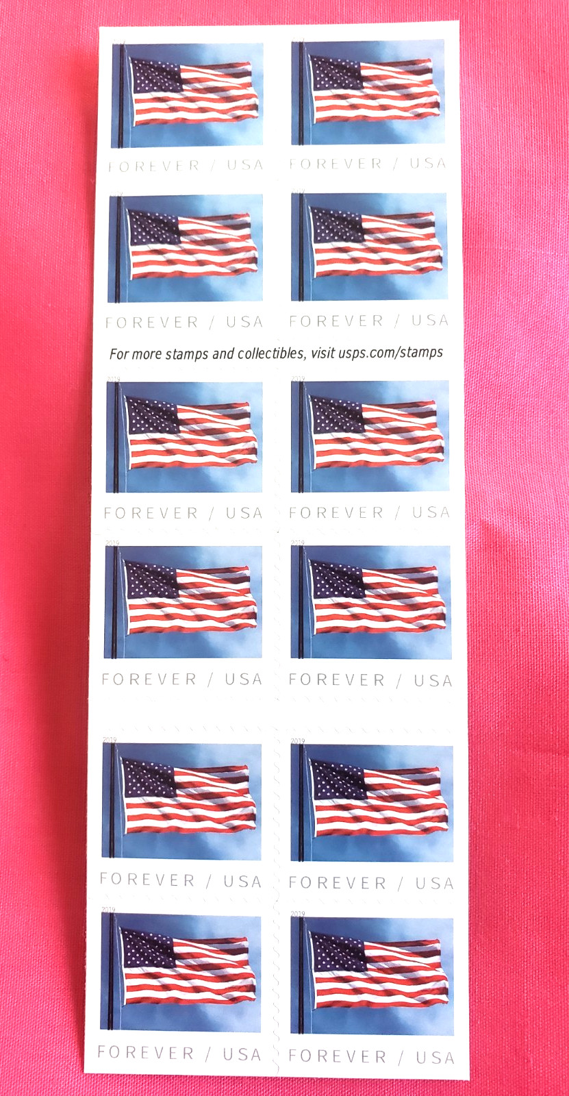 Full Sheet , U.S. Flag For Regular Use , Or For Your Collection