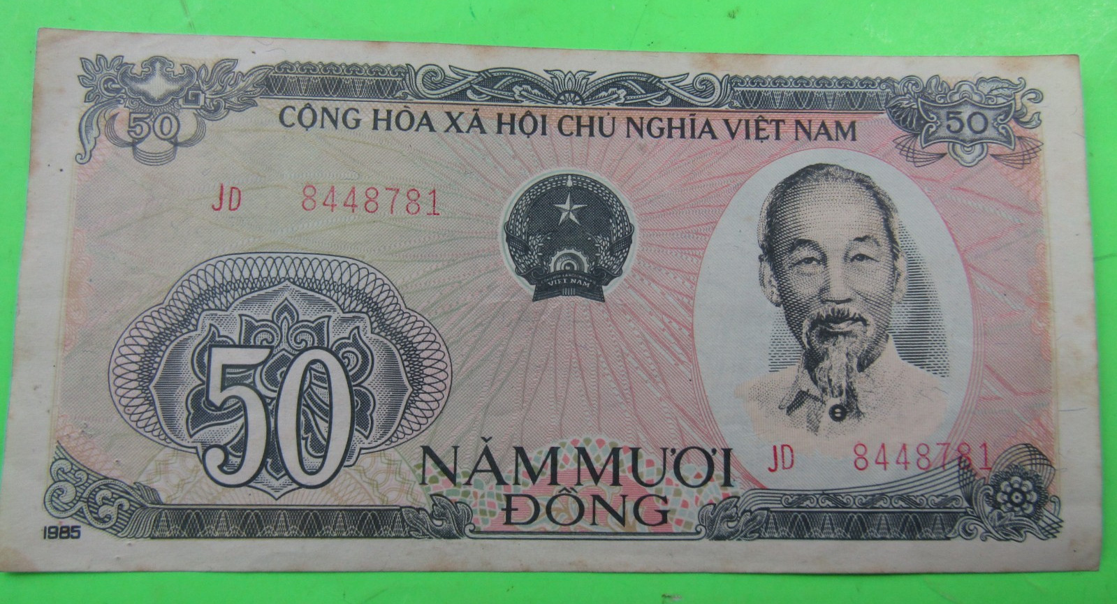 VIET NAM , 50 DONG,P#97a, HCM @ r, 1985(1987)