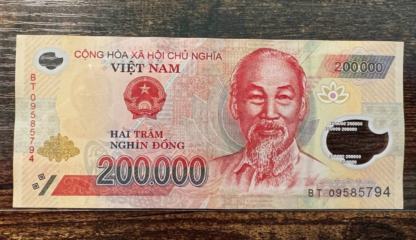 200,000 Vietnamese Dong Banknote VND Vietnam – AU