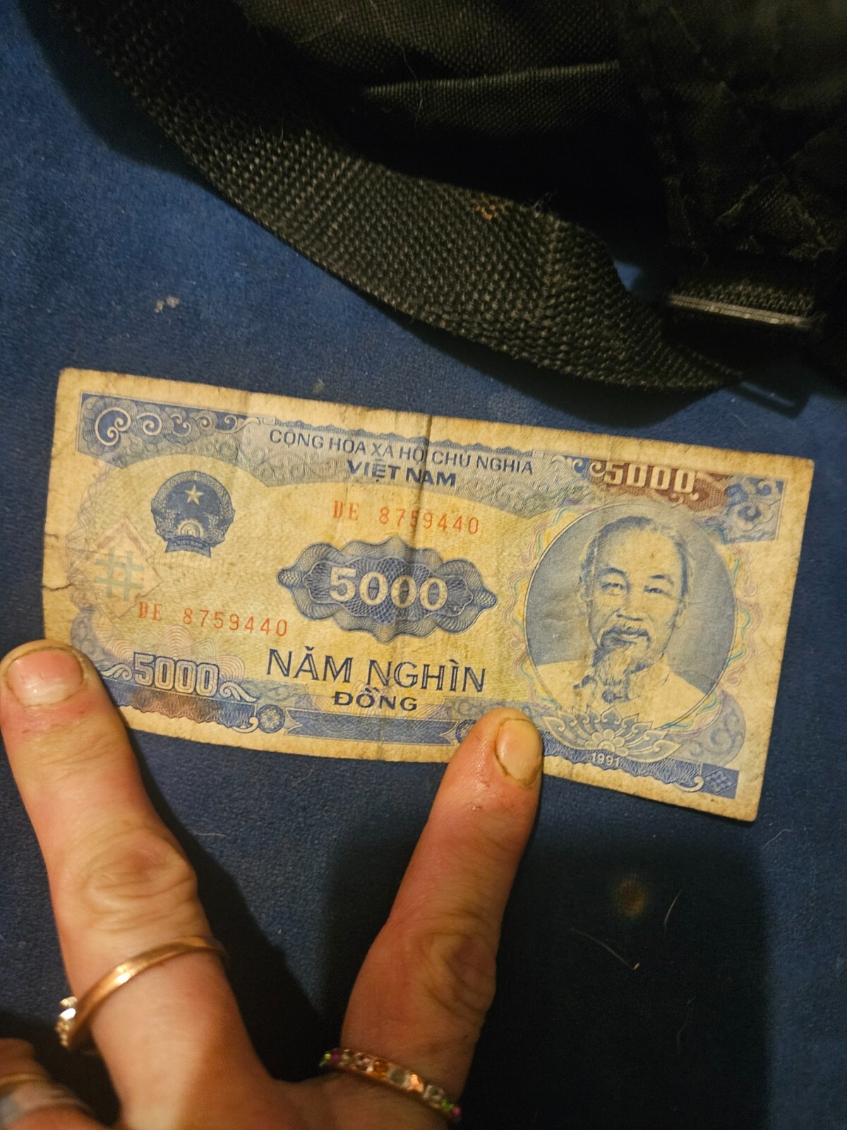 Vietnam 5000 Dong C 2pcs, 1991, P-108, UNC Binary Cool Seri 0555505 And 0777707