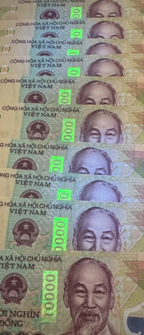 HALF MILLION VIETNAMESE DONG ( 50x 10,000 VND ) 500,000 REAL VIETNAM MONEY w COA