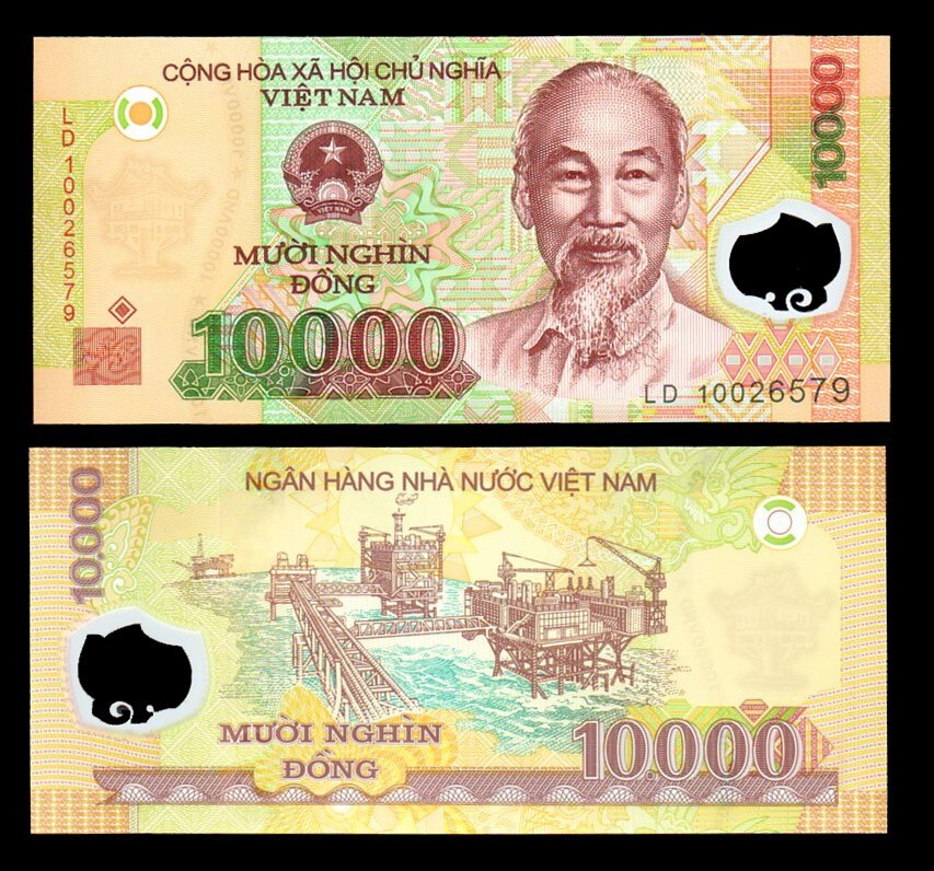 Vietnam 10,000 Dong 2010 P119e UNC Polymer