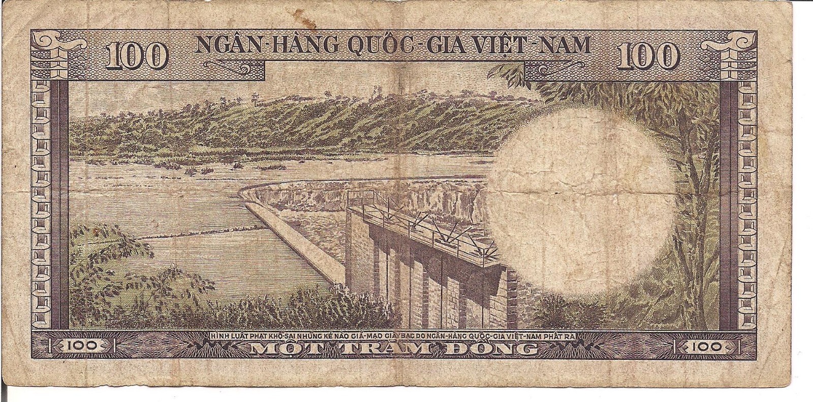 VIETNAM SOUTH, 100 DONG, P#18a, ND(1966)