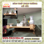Mâm Thờ Treo Hiện Đại Gỗ Sồi
