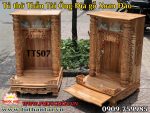 Tủ Thờ Thần Tài-Ông Địa Trụ Rồng Điện Tử Gỗ Xoan Đào 60cm x 98cm - Ảnh 2