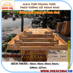 Bàn Treo - Mâm Thờ Đơn Gỉan Gỗ Xoan Đào