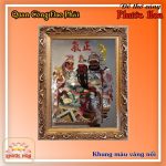 Bài vị quan công tranh ba ông đao phải