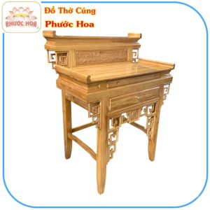 Bàn thờ Gia Tiên gỗ sồi 2 tầng 107