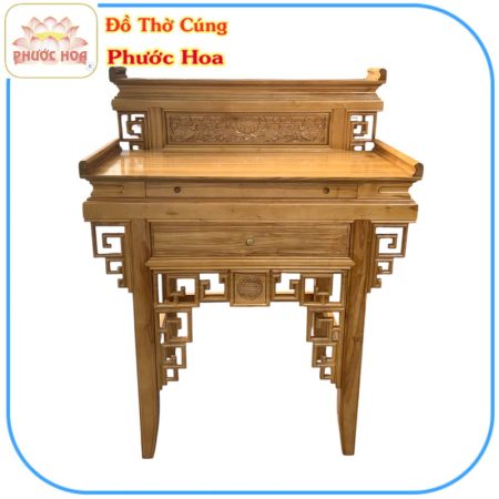 Bàn thờ Gia Tiên gỗ sồi 2 tầng107