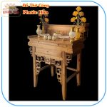 Bàn thờ Gia tiên gỗ sồi 2 tầng 107