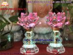 Đèn hoa sen pha lê đổi màu DS502 - Ảnh 2