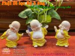 Phật Di Lạc bộ 3 tượng - Ảnh 2