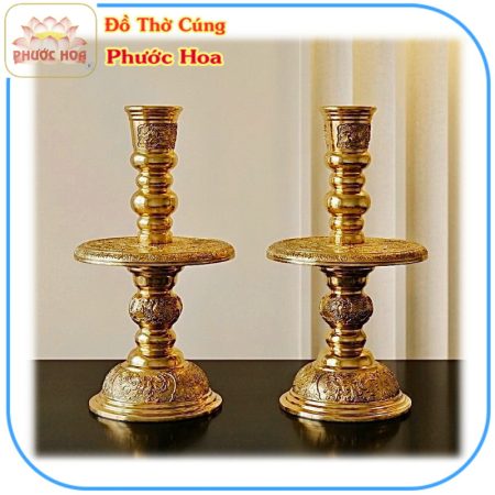 Đôi chân nến đồng