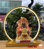 Hào Quang LED vòng tròn Decor Tượng Phật- Đế kim loại - Ảnh 3