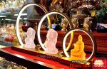 Hào Quang LED vòng tròn Decor Tượng Phật- Đế kim loại - Ảnh 4