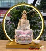 Hào Quang LED vòng tròn Decor Tượng Phật- Đế kim loại - Ảnh 6