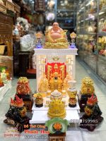 Tủ thờ Ông Địa Màu Trắng