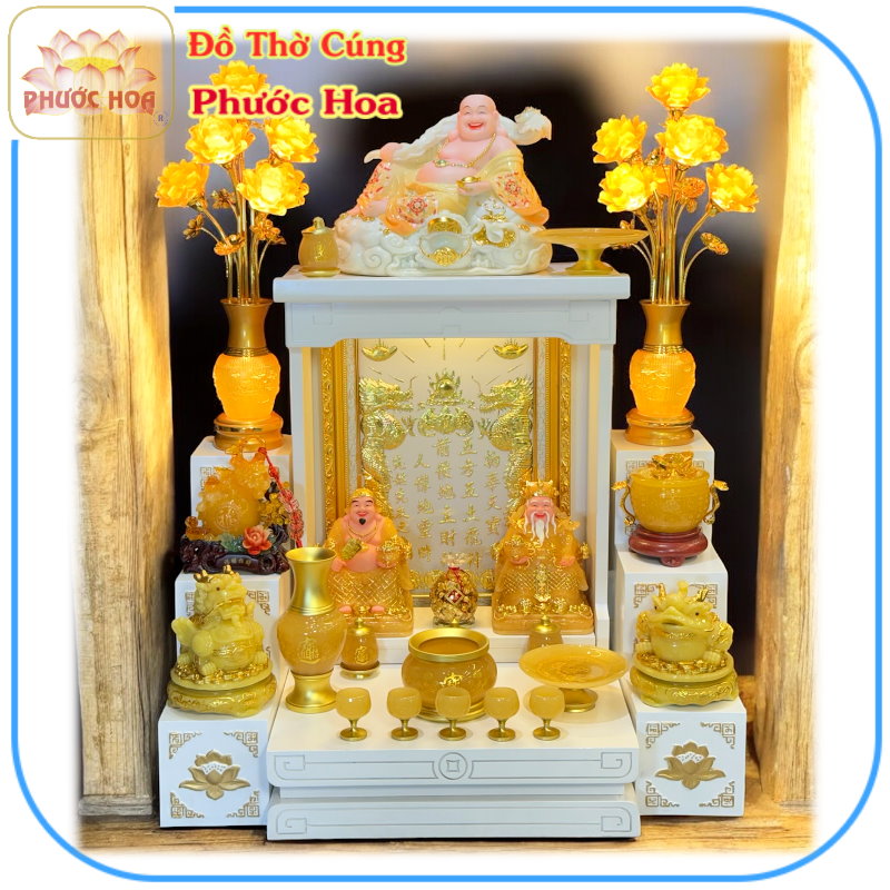 ongcocnendatvitrinao_dothocungphuochoa Bộ thờ đá thạch anh cao cấp