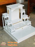 BÀN THỜ ÔNG ĐỊA THẦN TÀI MÀU TRẮNG - Ảnh 4