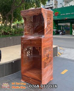 Tủ thờ 2 tầng gỗ Hương Cao Cấp
